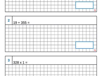 2018 KS2 SATs Arithmetic Practice Papers (Free Version)
