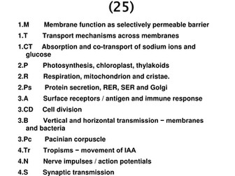A level synoptic essay example titles- Biology