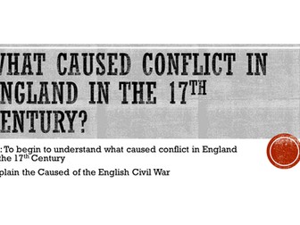 Causes of the English Civil War