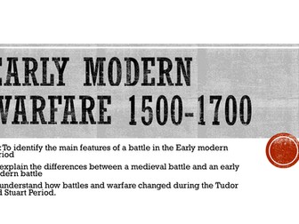 Early Modern Warfare