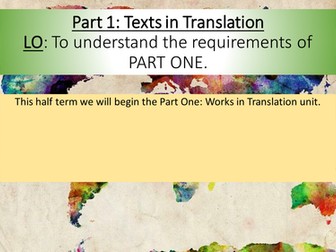 IB English A - Literature - Part 1 - Works in Translation - Medea