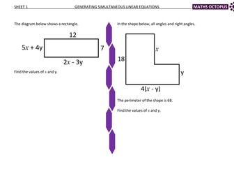 Simultaneous Linear Equation Problems