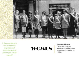 1920s Women in USA