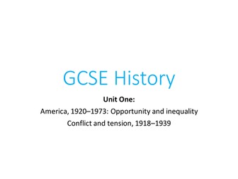 Henry Ford AQA GCSE