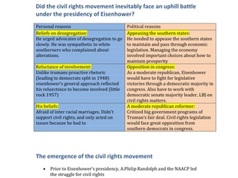 Eisenhower civil rights