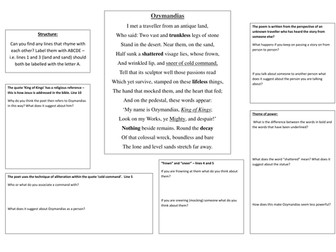 Ozymandias A3 Analysis