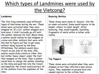 Lesson 2 - Why was Guerrilla Warfare so successful?