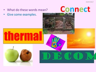 KS3 Activate Science 1 Reactions lesson 4 thermal decomposition