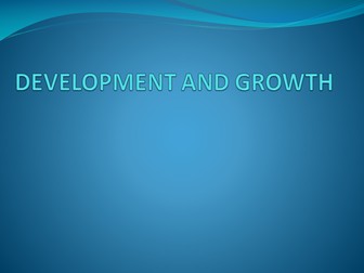 Development and Growth