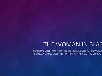 Lesson 7 - Character of the woman in Black