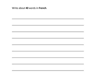 Expo 1 Writing and Speaking Assessments in line with NEW GCSE. Markschemes included.