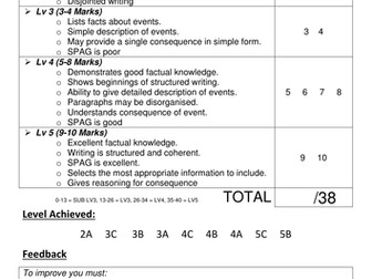 Year 7 History Baseline Assessment