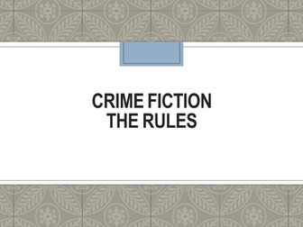 Crime Fiction