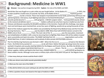 Medicine in WW1