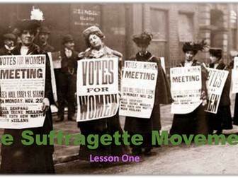 The Suffragette Movement - Whole Unit with Assessment scaffolding