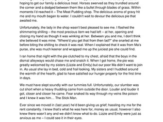 Street Child - Chapter 1 diary