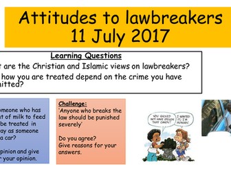 Crime and Punishment- Attitudes to Law breakers