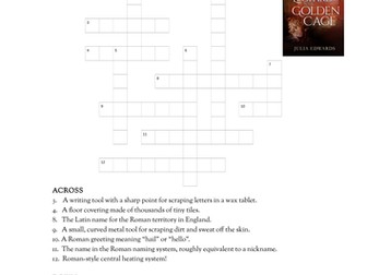 Roman Britain crossword and word search