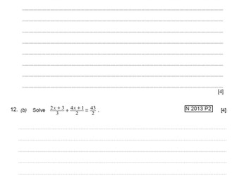 Huge Bank of Past Paper Questions for Higher Tier and Intermediate Tier Pupils (Set 2)