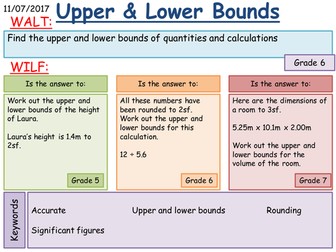 Upper and Lower Bounds