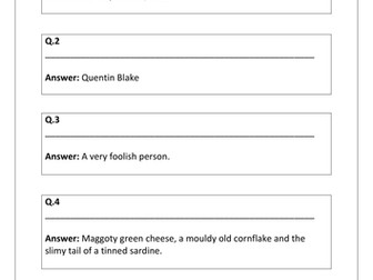 The Twits: If that is the answer, what is the question?