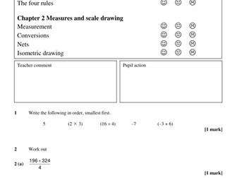 All the chapter tests for aqa GCSE foundation maths.