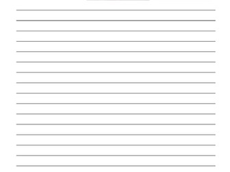 4 Big Writing or One-off writing lessons