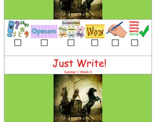 writing prompts - cold write -just write - stimulation ans success criteria