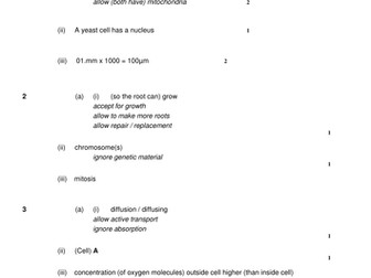New AQA GCSE Biology - Cell Biology Assessment Pack - Tierred and with PQLA sheets