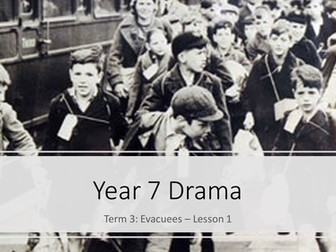 KS3 Drama power-point for Evacuees