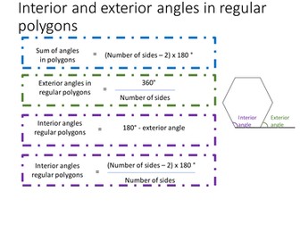 Teach in 20 Angles in polygons