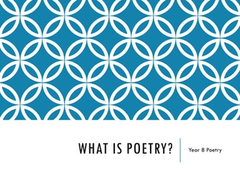 What is poetry?