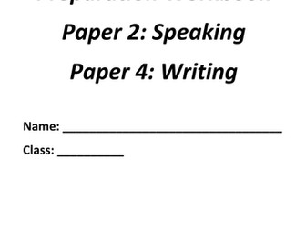 Speaking and Writing Preparation Workbook for AQA Spanish NEW GCSE
