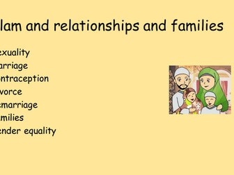 AQA Islam: Relationships and Families