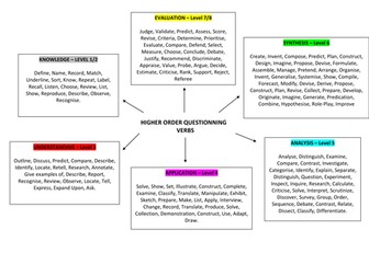 Placemats for plenary and questioning