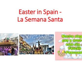 EASTER IN FRANCE AND IN SPAIN - MODERN FOREIGN LANGUAGES YEAR 7 AND YEAR 8