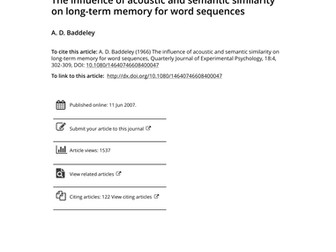 AQA GCSE Psychology 2019 spec – Lesson 2 A study of encoding