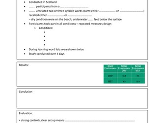 AQA GCSE Psychology 2019 spec – Lesson 9 Context