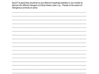 Holes SOW - new AQA specs
