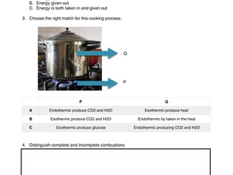 Introduction to Thermodynamics - Worksheet