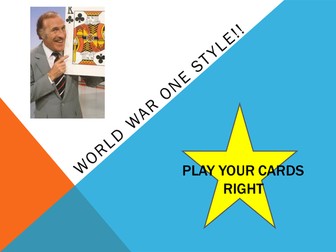 GCSE Home Front WW1 Revision Starter