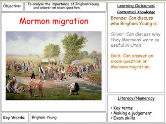 American West - Mormon migration.