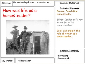 American West - Homesteaders/Farming.