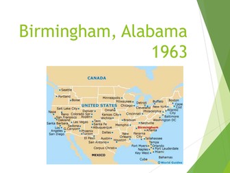 Civil rights USA - Birmingham Alabama MLK
