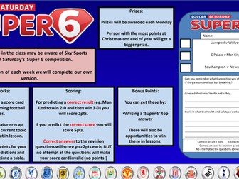 Individual assessment Super 6 template