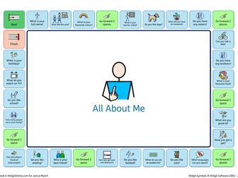 All About Me Game, transition, new class