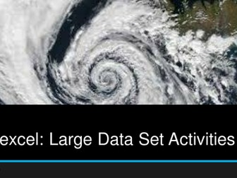 Edexcel new A level maths - Large data set activities