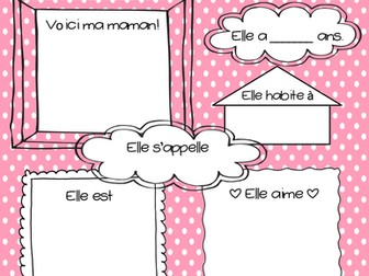 Ma Maman - My Mom : La Fête des Mères - Mother's Day activity