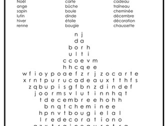 Mots cachés de Noël : Christmas word search