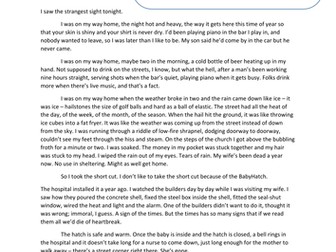 Useful extracts for practising question 3 on structure